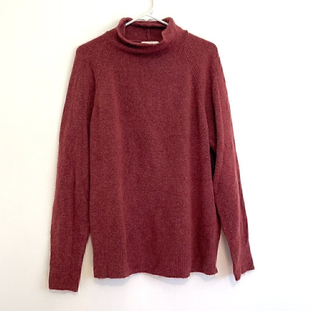 Ava & Viv Plus Size Raspberry Red Burgundy Marled… - image 2